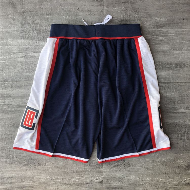 Men NBA Los Angeles Clippers navy blue Shorts 0416->utah jazz->NBA Jersey